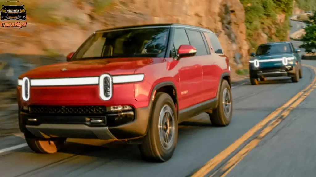 The Rivian R1S 2025, highlighting its rugged and adventurous design, suited for off-road capabilities and high-performance electric driving.