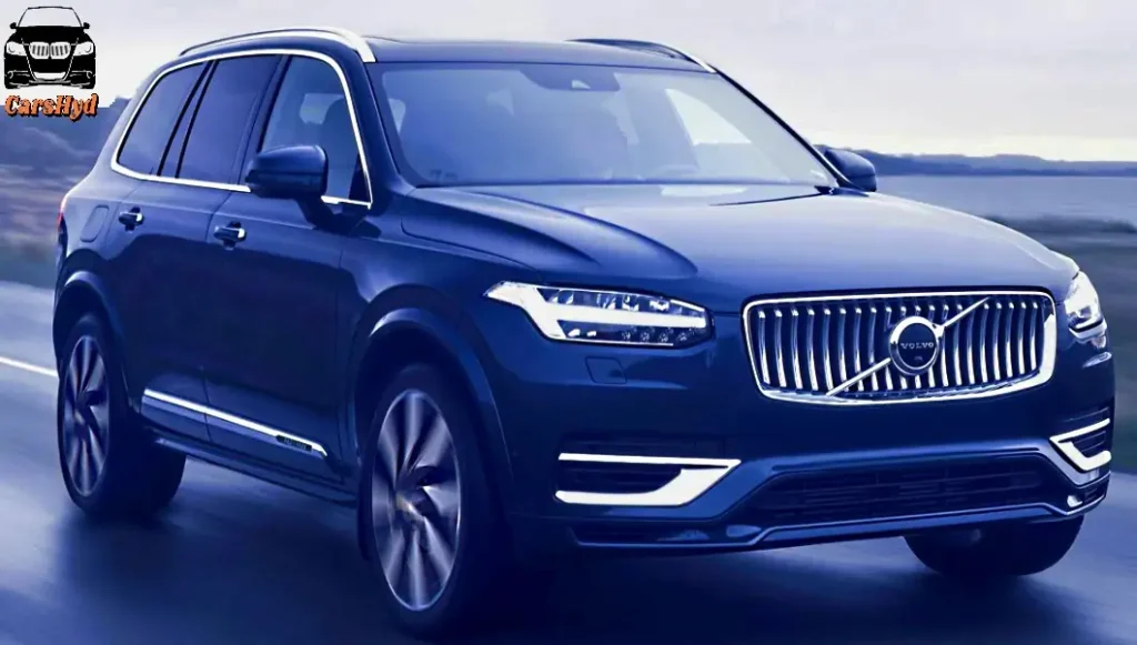 Volvo XC90 Recharge, a 3-row luxury SUV with a side view highlighting its modern design.