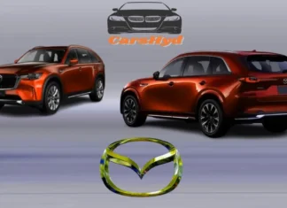 Mazda CX-90 Tested: Performance, Comfort, and Comparisons Front view of a Mazda CX-90 showcasing its sleek design and modern styling