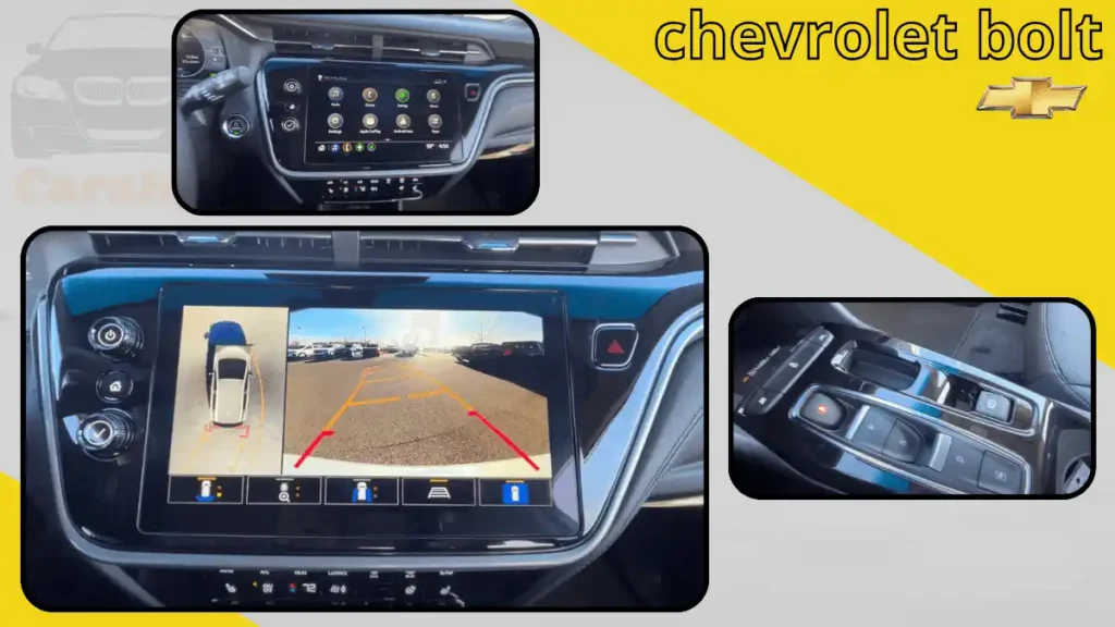 Highlighting the technological innovations of the 2023 Chevrolet Bolt EV, including a high-resolution touchscreen, advanced driver-assistance systems, and smartphone integration.