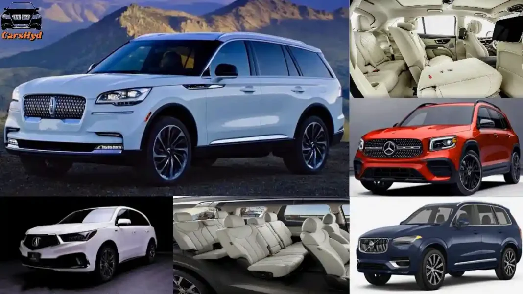 The most fuel-efficient 3-row luxury SUV models featuring sleek designs and advanced technology.