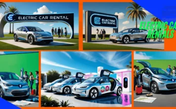 How to Select the Perfect Electric Car Rental for Your Travel Needs Happy travelers loading luggage into an electric car rentals