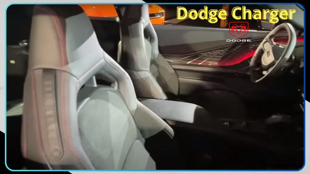 Interior shot of the Dodge Charger