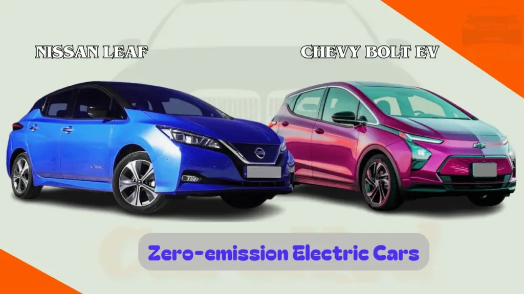 Electric cars zero emission.