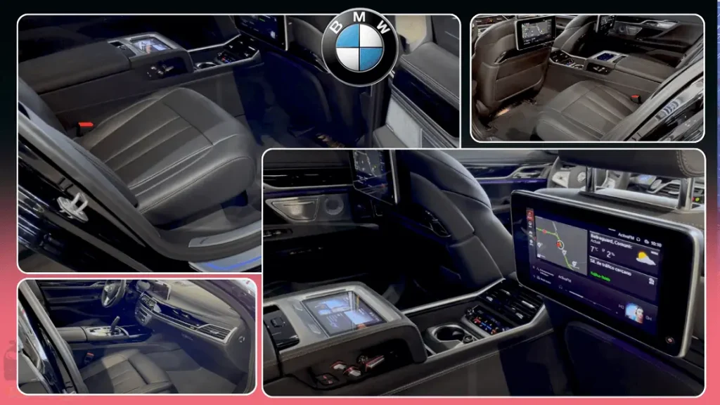 The cabin is meticulously crafted with premium materials of 2023 BMW ALPINA B7