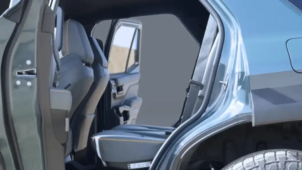 Interior in the 2025 Toyota 4Runner Trailhunter