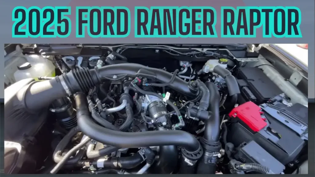 2025 RANGER RAPTOR twin-turbo V6 Eco Boost engine