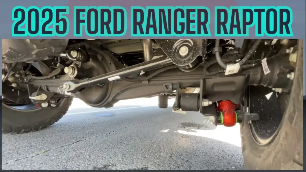 2025 FORD RANGER RAPTOR advanced suspension systems