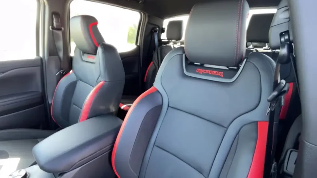 interior of the 2025 Raptor