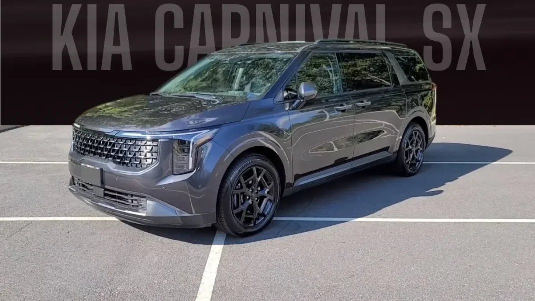 2025 Kia Carnival SX (1) 2025 Kia Carnival SX: Features, Specs & Upgrades