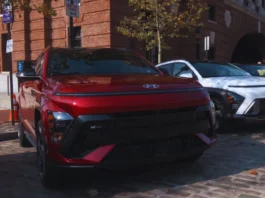 New 2025 Hyundai Kona N Line, a sporty compact SUV 2025 Hyundai Kona N Line