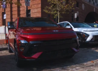 New 2025 Hyundai Kona N Line, a sporty compact SUV 2025 Hyundai Kona N Line