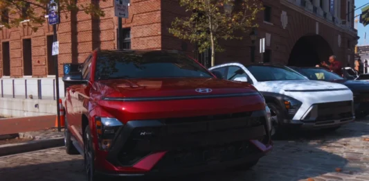 New 2025 Hyundai Kona N Line, a sporty compact SUV 2025 Hyundai Kona N Line