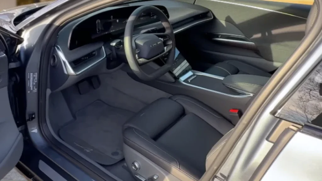 Interior of the 2026 Lucid Air Touring
