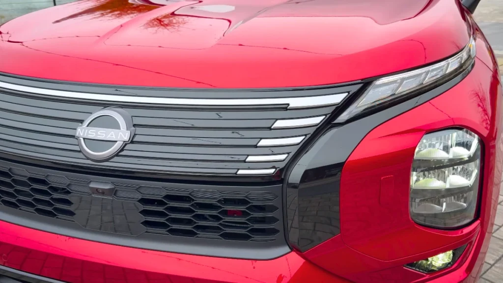 grille with blacked-