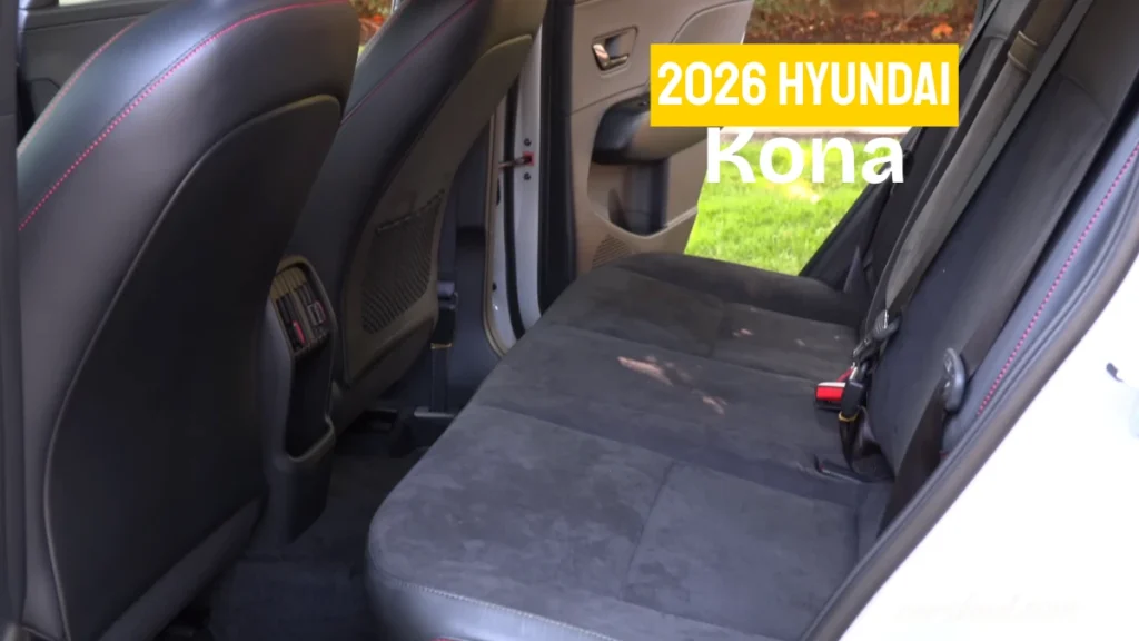 2026 Hyundai Kona Rear Space