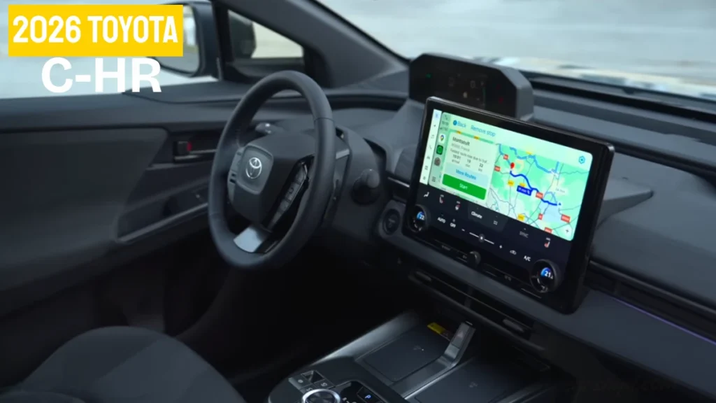 Tech view of the 2026 Toyota C-HR