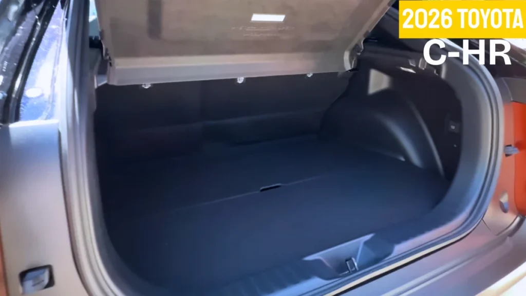 Cargo Space Of the 2026 Toyota C-HR