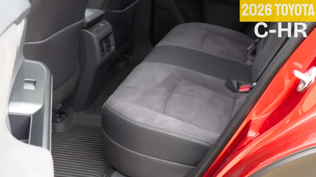 2026 Toyota C-HR Rear Space