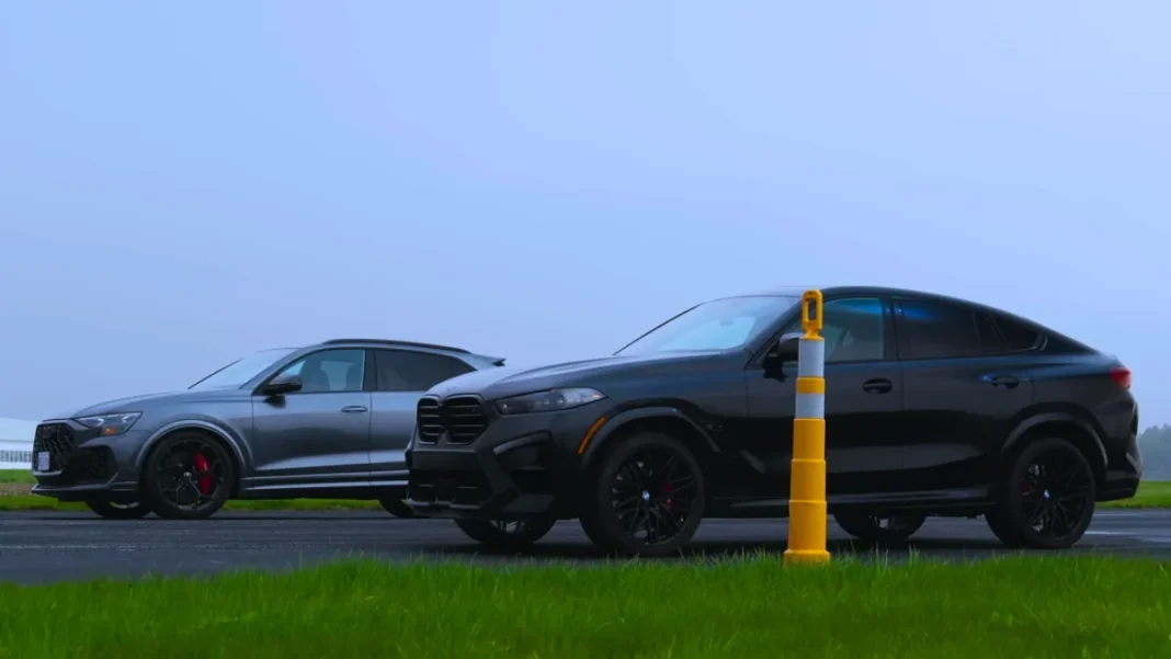 BMW X6M and Audi RSQ8