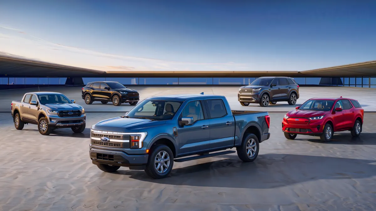 ford trucks and suvs featured in a vehicle comparison and buyer's guide.