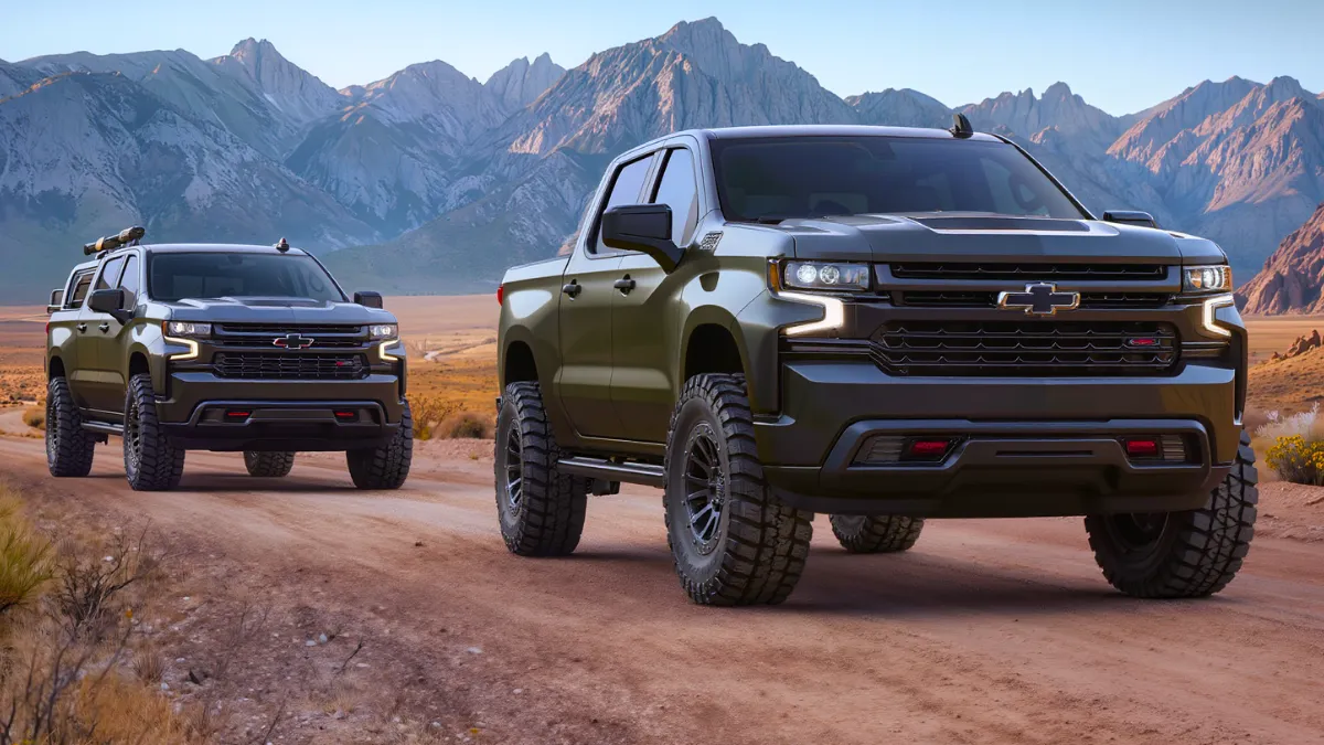 Chevrolet pickup trucks for towing, hauling and off-road driving