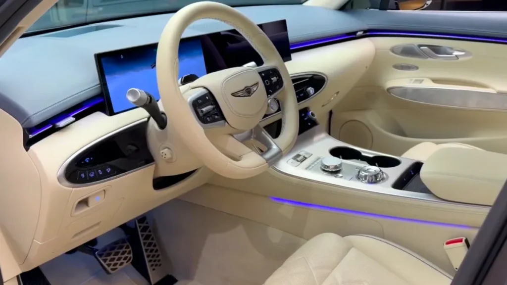 2026 Genesis Electrified GV70 cabin